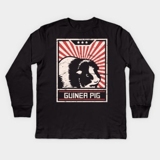 Guinea Pig Propaganda Kids Long Sleeve T-Shirt